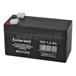 Akumlatorki; żelowy; 12V; 1,2Ah; ENERWELL