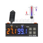 Sterownik temperatury i wilgotności; sonda NTC i higrometr; 230V