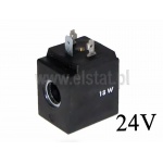 Cewka zaworu fi 13 mm 24VDC Elektrozawór HDS kiper