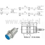 Indukcyjny czujnik LR30XCF10SBO ; 20- 250VAC; NO; przewód; L=63mm