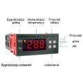 Elektroniczny regulator temperatury; sonda NTC; pomiar do 110 st.C; 230V; AC