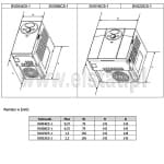 Falownik 2,2kW, zasilanie jednofazowe, Uwe=1x230V, LG/LS, typ M100-1F