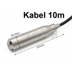 Sonda hydrostatyczna; 0-10V; poziom do 1m; kabel 10m