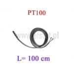 Sonda pomiarowa temperaturowa; PT100; przewód 1m; wymiary sondy 5x25mm 
