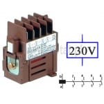 Stycznik wyłącznika elektromagnetycznego; 4 styki NO; zamiennik dla Kedu JD3; cewka 230VAC; Tripus; 10 pinów