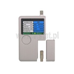 Tester ciagłości obwodów: skrętki; RJ45; RJ11; USB; BNC