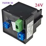 Transformator sieciowy; TSZSW 30/002M; Usec= 230V; Uwyj= 24V; I= 1,25A; montaż szyna DIN; ( trafo 24V na szynę TH35)