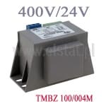 TMBZ 100/004M; transformator; 100VA; 400VAC; 24V; 4.38A; 1.7kg; ( trafo zalewane) 