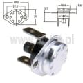 Wyłącznik termiczny 115°C  bimetal NC 10A ( reset)